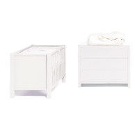 Chambre bébé Joy - 3 pièces - Milk